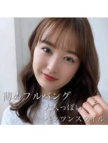 エインアンリー 明治神宮前(AIN.ANLY.)&nbsp;イメチェン/ハッシュカット/フルバング/似合わせカット/韓国ヘア