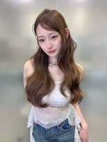 リリー(Lilley) マロンベージュ×小顔レイヤー×韓国風巻き×髪質改善