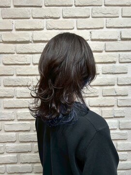 ビランチェ 池袋(bilancia) ブルーカラー インナーカラー