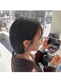 切りっぱなしボブ