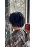 丸みショートボブ