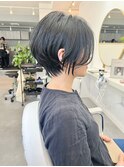 ふんわり大人ショート/丸みショート/くびれショートボプ