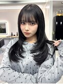 黒髪 レイヤーカット