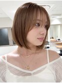 ハイライトバレイヤージュダブルカラーショートカット