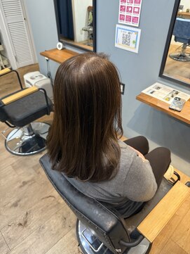 レアレア ヘアアンドライフ(LeaLea) 着物ヘア/大人ガーリー/ダークアッシュ/似合わせカット/伊丹