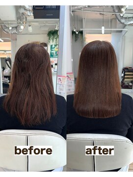 ルスリー 田園調布店(Lsurii) 田園調布髪質改善｜純度100％トリートメント＋カット＋カラー