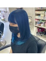 アヴニール アックス(Avenir axe) イヤリングカラー/水色/ネイビー