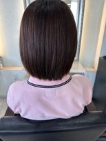 マイノリティー 石橋店(Minority)&nbsp;まとまるボブ　切りっぱなしボブ　透明感カラー