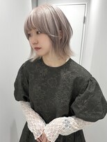 リヴ オオサカ(LIV OSAKA) ローライトデザインカラー/ミルクティーベージュ/ハイトーンボブ