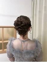 フェリーチェ 六本木店(Felice)&nbsp;ミドルアップ　おだんごヘア　参列ヘア　結婚式