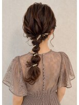 アイシー 関内(ICY) ヘアアレンジ/結婚式/網下ろしポニー