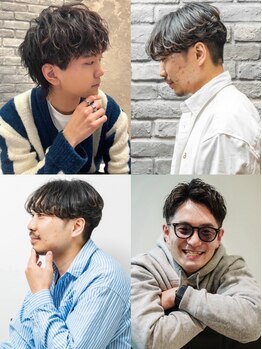 HAIR SALON VIVID Noa Smart Salon　【9/14 NEW OPEN(予定)】の写真/【鹿沼】ON/OFF決まる高再現性カット★男性も通いやすい空間で清潔感＆トレンドを両立！[パーマstyleも◎]