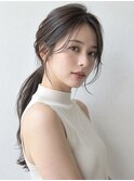 船橋駅顔周りカットロングヘアアレンジ