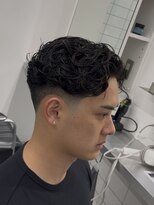 グルーマーズクレッジ 渋谷店(GROOMER/S CREDGE)&nbsp;テーパーラルフカール　ラフカール　メンズパーマ