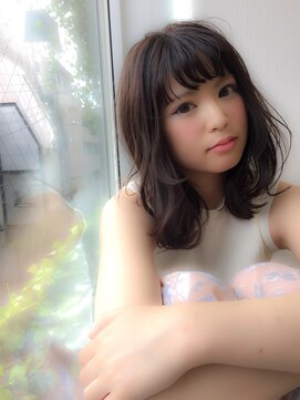 エイムコーゾー美容室(AiM KOZO) 外ハネふんわりロブ