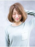 【hair make Marge】大人かわいいワンカールボブ