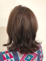 ネオリーブアオバ 高田馬場店(Neolive aoba)&nbsp;【高田馬場/aoba】ベージュ　アッシュ　外ハネ　波カール