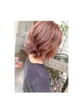 リミックスヘア(REMIX HAIR) 外ハネボブ