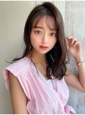 アフロートeri　シースルーバング レイヤーカット　小顔ヘア
