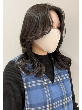 ヨーク(YOKE) 【 YOKE 】地毛風透明感カラーヨシンモリシアーグレージュ韓国