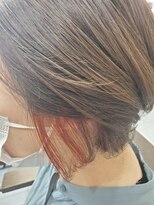 ヘアアンドメイク イムス(hair&make imus) 【imus】ちょい見せインナーオレンジ