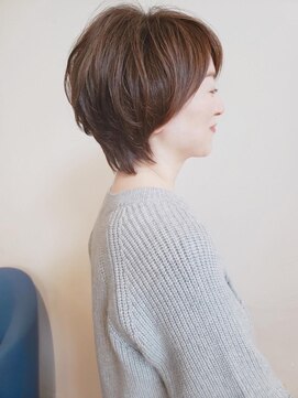 トップヘアー ガーデンヴィラ 安城(Garden Villa) 大人可愛いふんわりショートパーマ/ニュアンスカラー