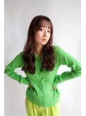 ナチュラルカラー×顔まわりレイヤー