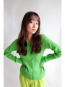 トレンチ(TRENCH) ナチュラルカラー×顔まわりレイヤー