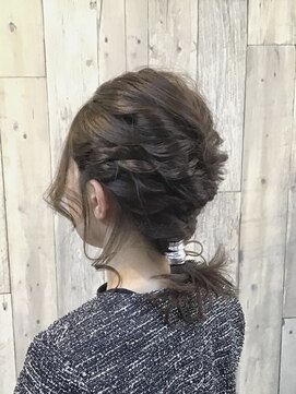 ヘアースペース ムーン(Hair Space MOON) 結婚式編みおろし、ハーフアップ、早朝OKイベント用ヘアーセット