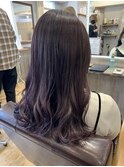 【ラベンダーグレージュ ブリーチなし】W-ワット-原宿店 #w5