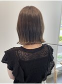 ぱつっとボブ