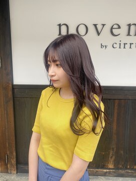 ノウェム バイ シーラス(novem by cirrus) 【seren】ラベンダーブラウン20代/30代/40代/50代