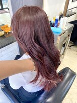 ヌーベルバレ(Nouvelle Vallee)&nbsp;ピンクブラウンカラー/前髪カット/レッド/バイオレット/韓国人風