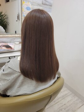 フゥカ 売市店(fuka) ナチュラルベージュ×艶カラー×