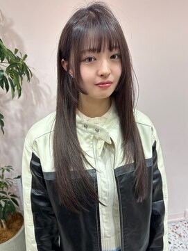 ボタン シブヤ(VOTAN SHIBUYA) 韓国ヘア/顔まわりカット/レイヤーカット/ストレートスタイル
