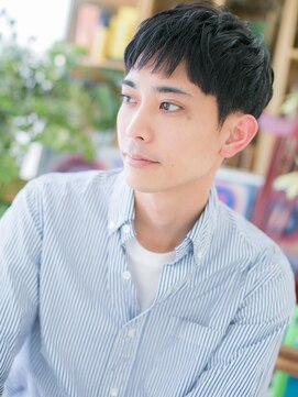 カバーヘア ブリス 上尾西口店(COVER HAIR bliss) 爽やか◎黒髪マッシュ小顔束感カットc5上尾20代30代40代