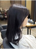 ミルクティーベージュカラーくびれヘアグレージュカラー韓国