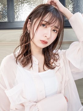 シド 表参道(s.i.d) ☆大人可愛い耳掛けレイヤーミディ 20代30代40代