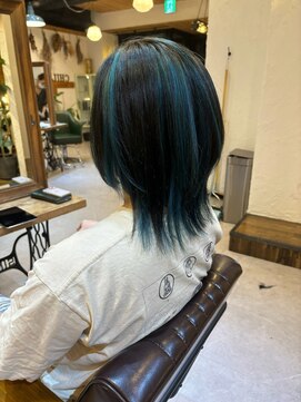 チリンバイロストシティー(Chillin by LOSTCITY) ハイライト×グリーンカラー