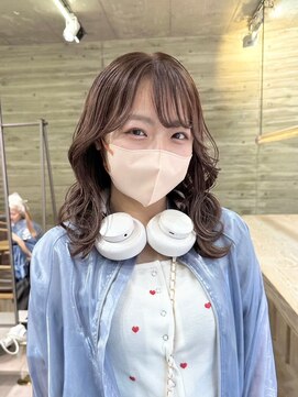 ヲタク 渋谷 代官山 恵比寿(wotaku.) グレージュカラー透明感カラーダブルカラーケアブリーチリタッチ
