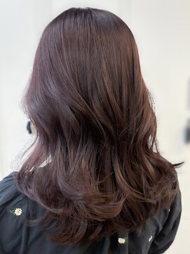 アリュウル 表参道(ALLURE) 艶髪ピンクパープル×レイヤーカット