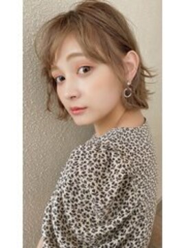 フラミューム 藤沢(flammeum) 透け感◎シアベージュ×外ハネボブ【藤沢】