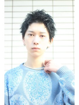 マーズ(MARS) スパイキーショート×黒髪アップバング/20代30代40代