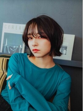 ルシード スタイル オルガ(LUCIDO STYLE Orga) こなれ感小顔ライン黒髪ボブクールボブくびれショートボブ