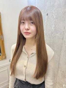 カシュカシュ(cache cache) 美髪ストレート縮毛矯正スタイル　二子玉川用賀