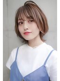 【GEEKS渋谷】くびれボブ/春夏カラー/レイヤーボブ/小顔/ウルフ