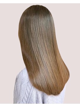 クオリス 赤塚店(QUALIS) 20代30代40代髪質改善カラーショコラアッシュ艶感ロング