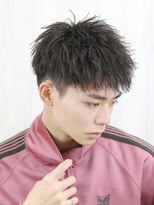 ベーア(Bar)&nbsp;短髪ツイストパーマツイストスパイラル刈り上げショート