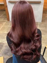 ビスクヘアデザイン(bisq hair design)&nbsp;ピンクブラウン　艶髪　髪質改善　韓国風　顔まわり　顔周り