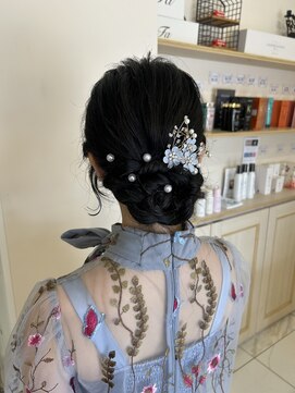 カペリベラ CapelliBella 香里園店 お呼ばれヘア/ヘアアレンジ/シニヨン/20代30代